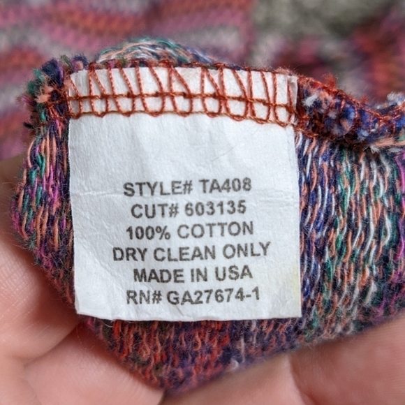 ✨3/$15 Coconinno pink diamond pattern knit skater dress XS - Picture 6 of 7